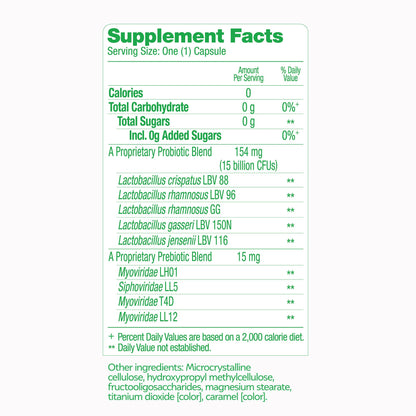 Culturelle® Women's Four-in-One Protection Probiotic Vegetarian Capsules