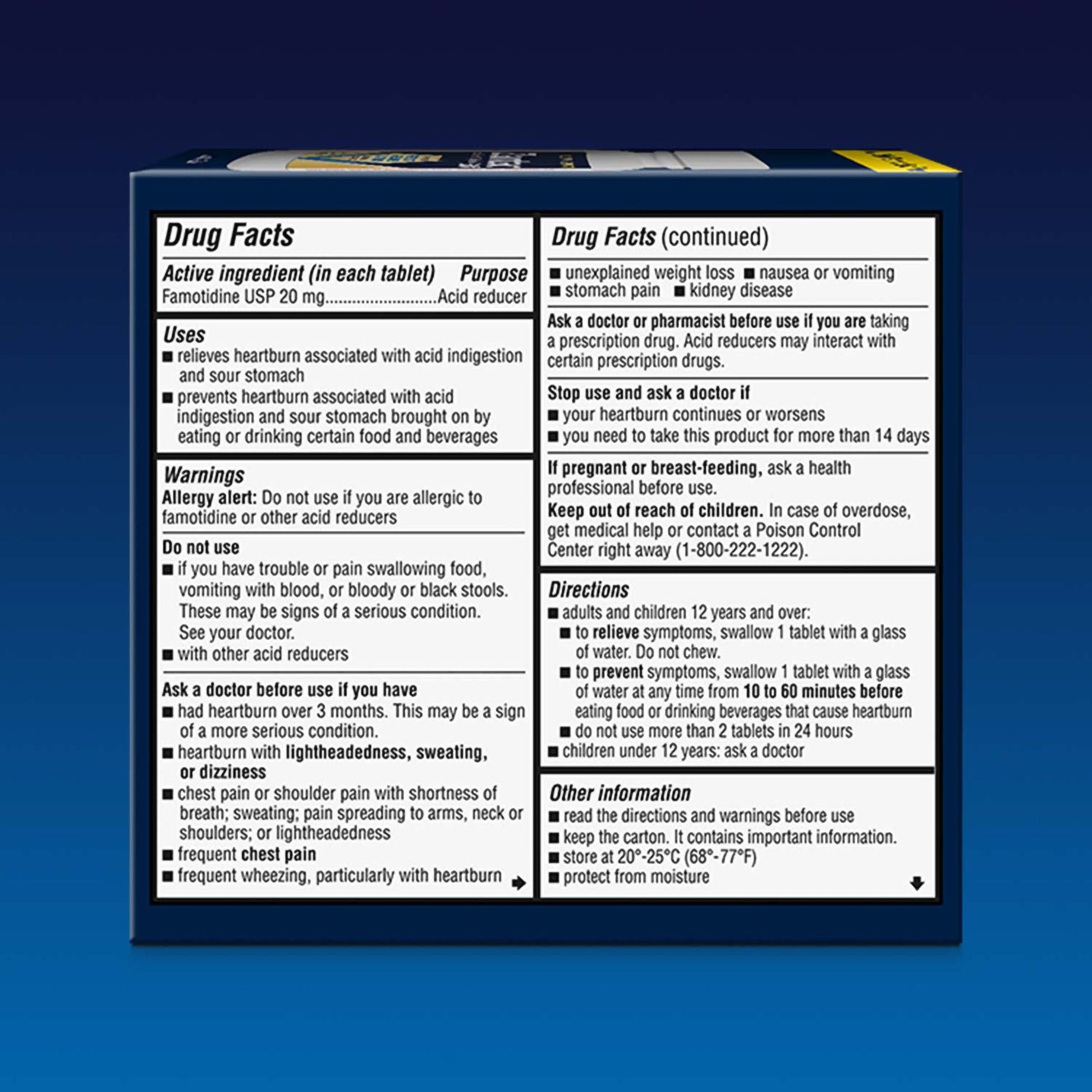 Zantac 360°™ Acid Reducer Maximum Strength Tablets