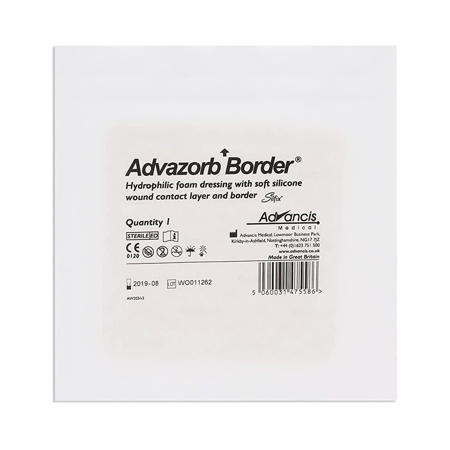 Advazorb Border® Silicone Face and Border