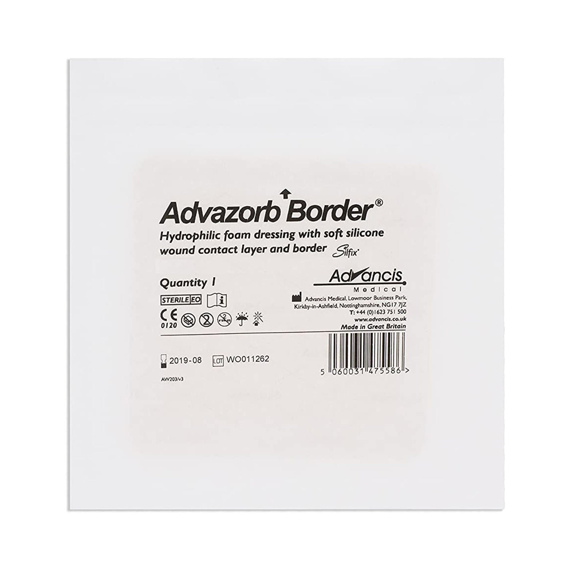 Advazorb Border® Silicone Face and Border