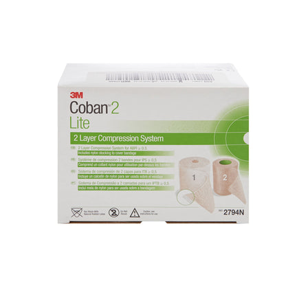 3M™ Coban™ 2 Lite Two-Layer Compression Bandage System, x 4.7 meters