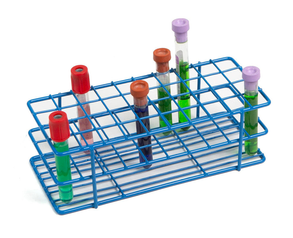 120760 - Heathrow Scientific Coated Wire Tube Racks - HDPE Epoxy | Chemical Resistant