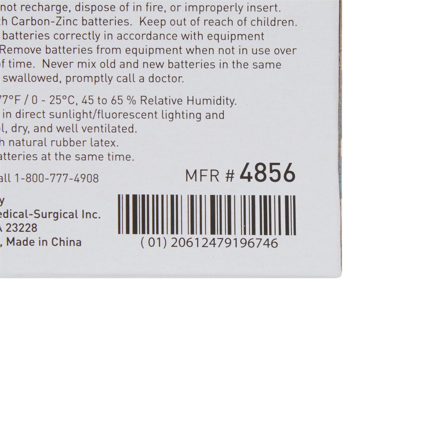 McKesson Alkaline Battery, AAA Cell