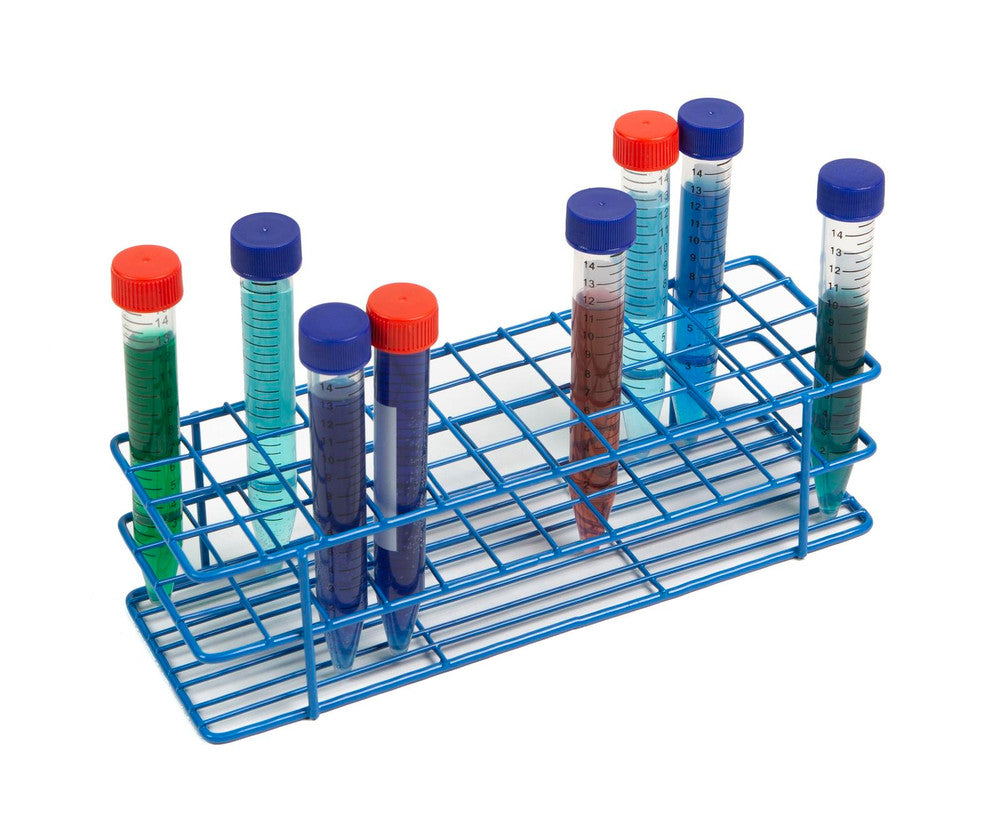 120761 - Heathrow Scientific Coated Wire Tube Racks - HDPE Epoxy | Chemical Resistant