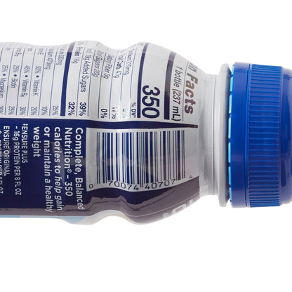 Ensure® Plus Nutrition Shake, Vanilla, bottle