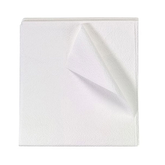 Graham Medical White Flat Stretcher Sheet