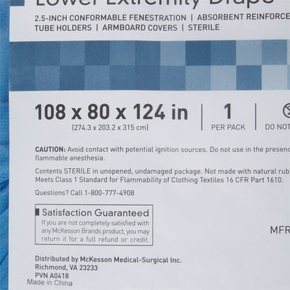 McKesson Sterile Lower Extremity Drape