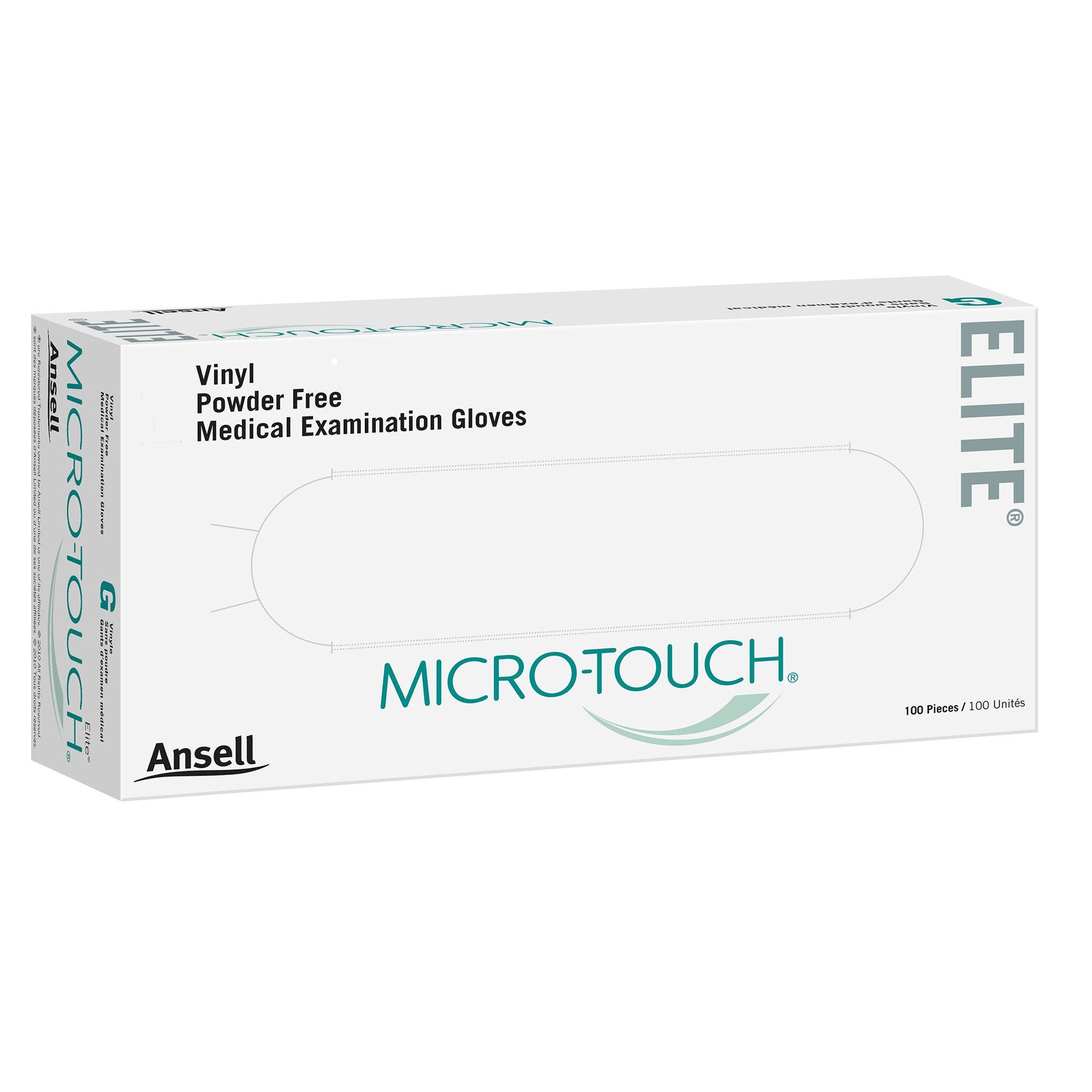 Micro-Touch® Elite® Stretch Vinyl Exam Gloves, Ivory - view 8