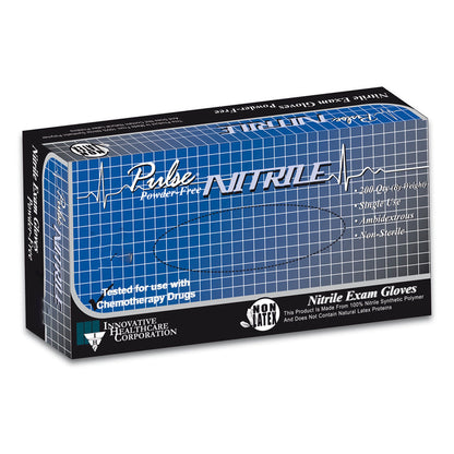 Pulse® Nitrile Exam Gloves, Aqua Blue - view 6