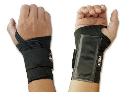 ProFlex 4000 Wrist Support Single Strap Elastane / Elastic / Polyester Left Hand Black