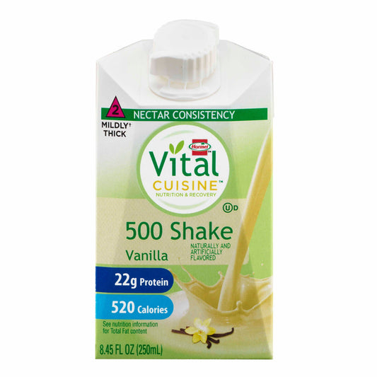 Vital Cuisine® 500 Shake Vanilla Nutrition and Recovery, carton
