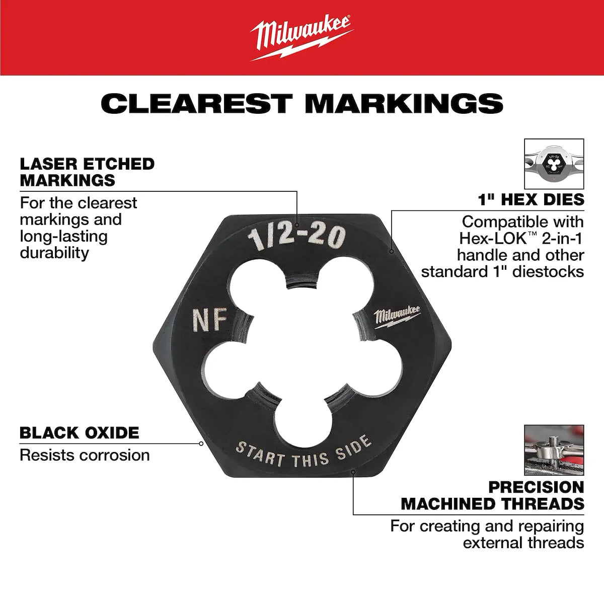 Milwaukee 17PC SAE Tap and Die Set 49-57-5315