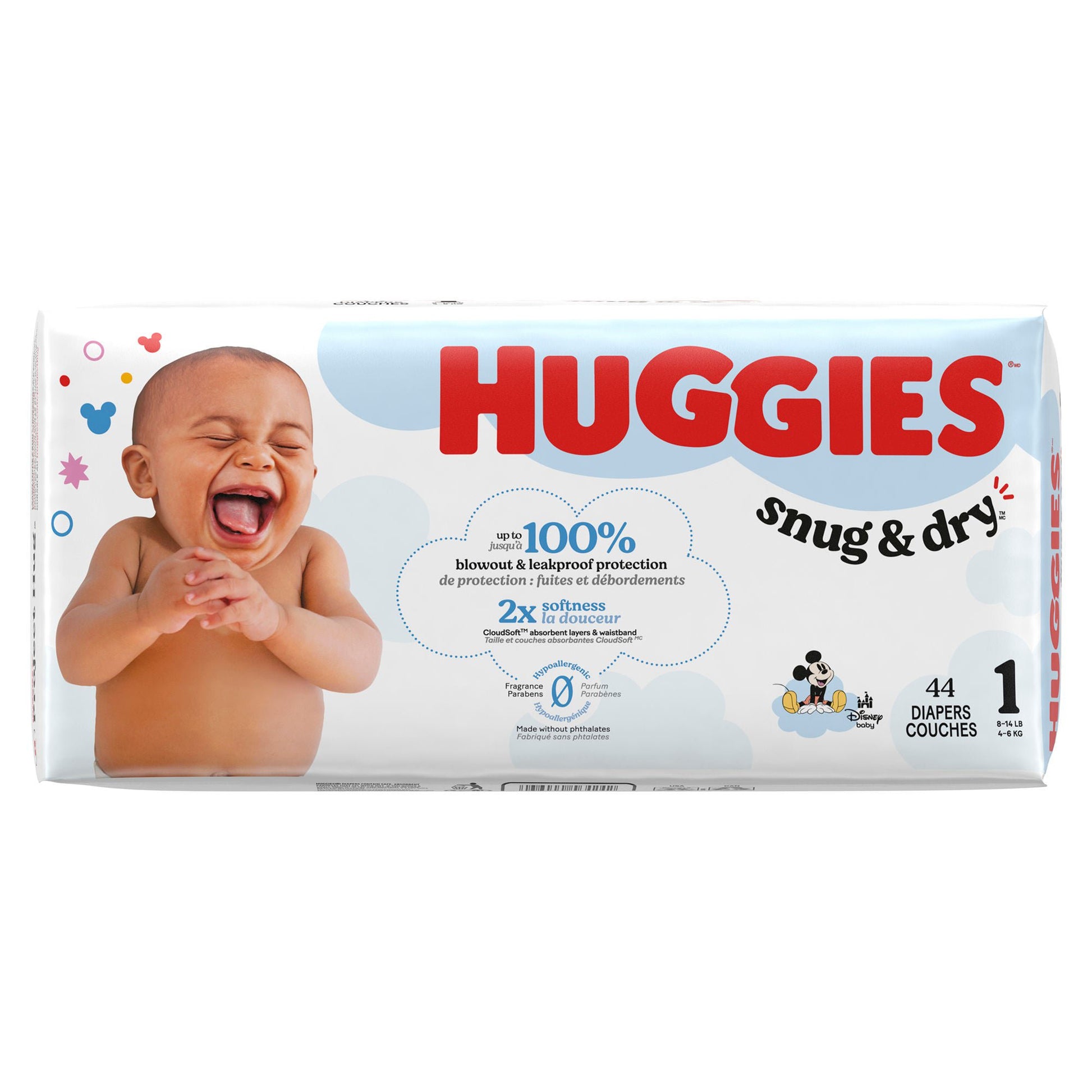 Huggies Snug & Dry Unisex Baby Diaper Disposable Heavy Absorbency