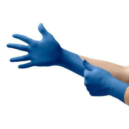 Ultrasense® Nitrile Exam Gloves, Blue - view 2