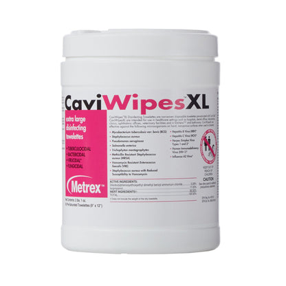Metrex CaviWipes Surface Disinfectant Alcohol-Based Wipes