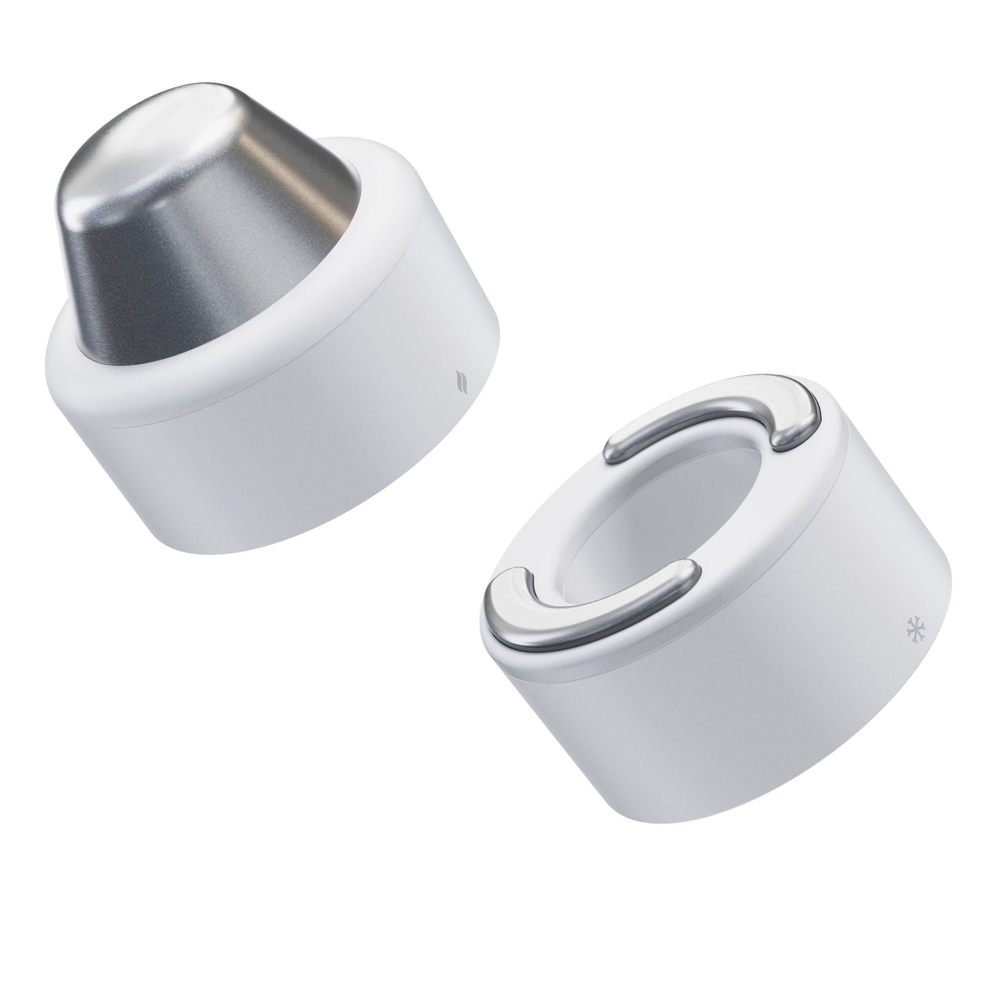 Therabody TheraFace Pro Hot and Cold Therapy Rings, White