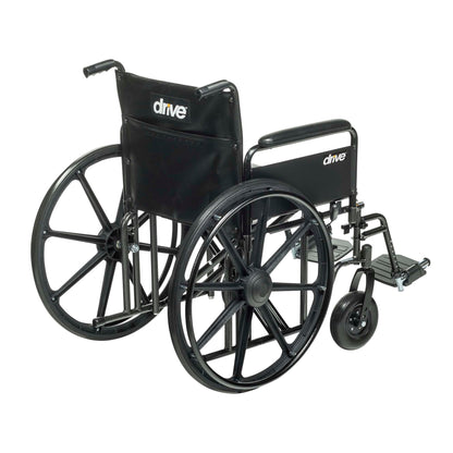 drive™ Sentra EC HD Bariatric Wheelchair, 20-Inch Seat Width
