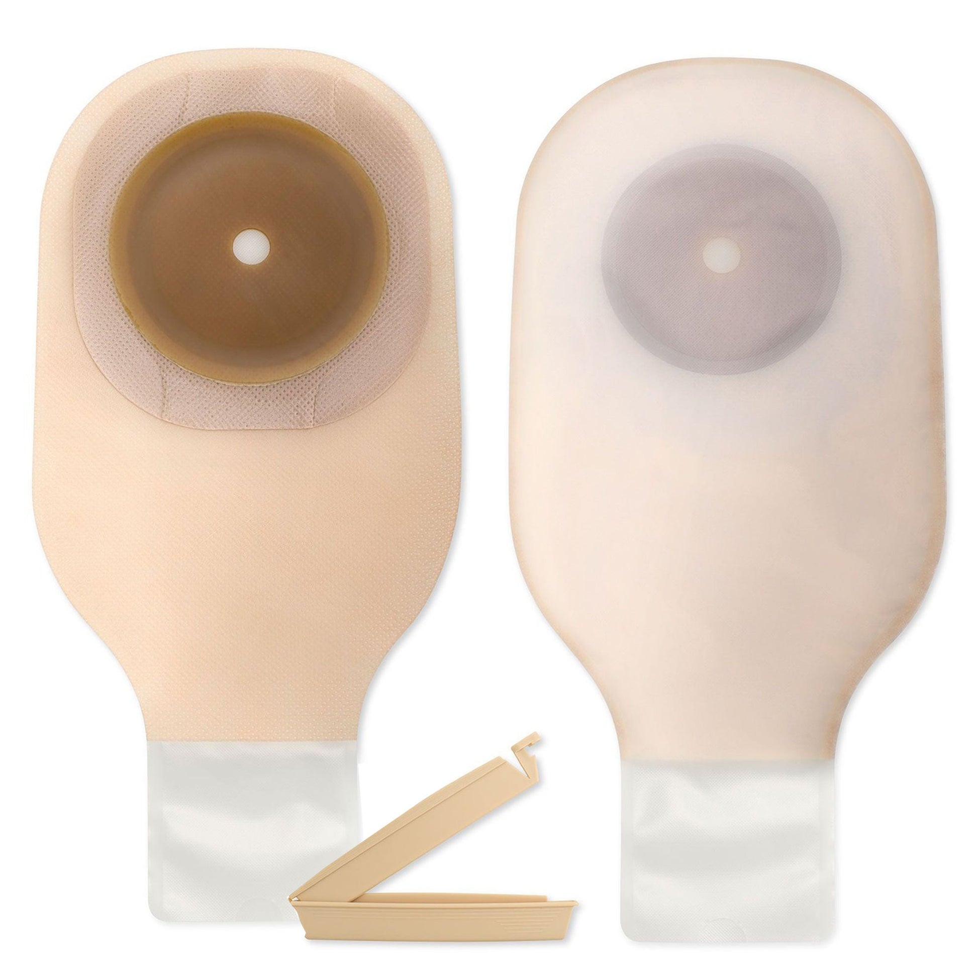 Premier™ Flextend™ One-Piece Transparent Colostomy Pouch, Cut to fit up to