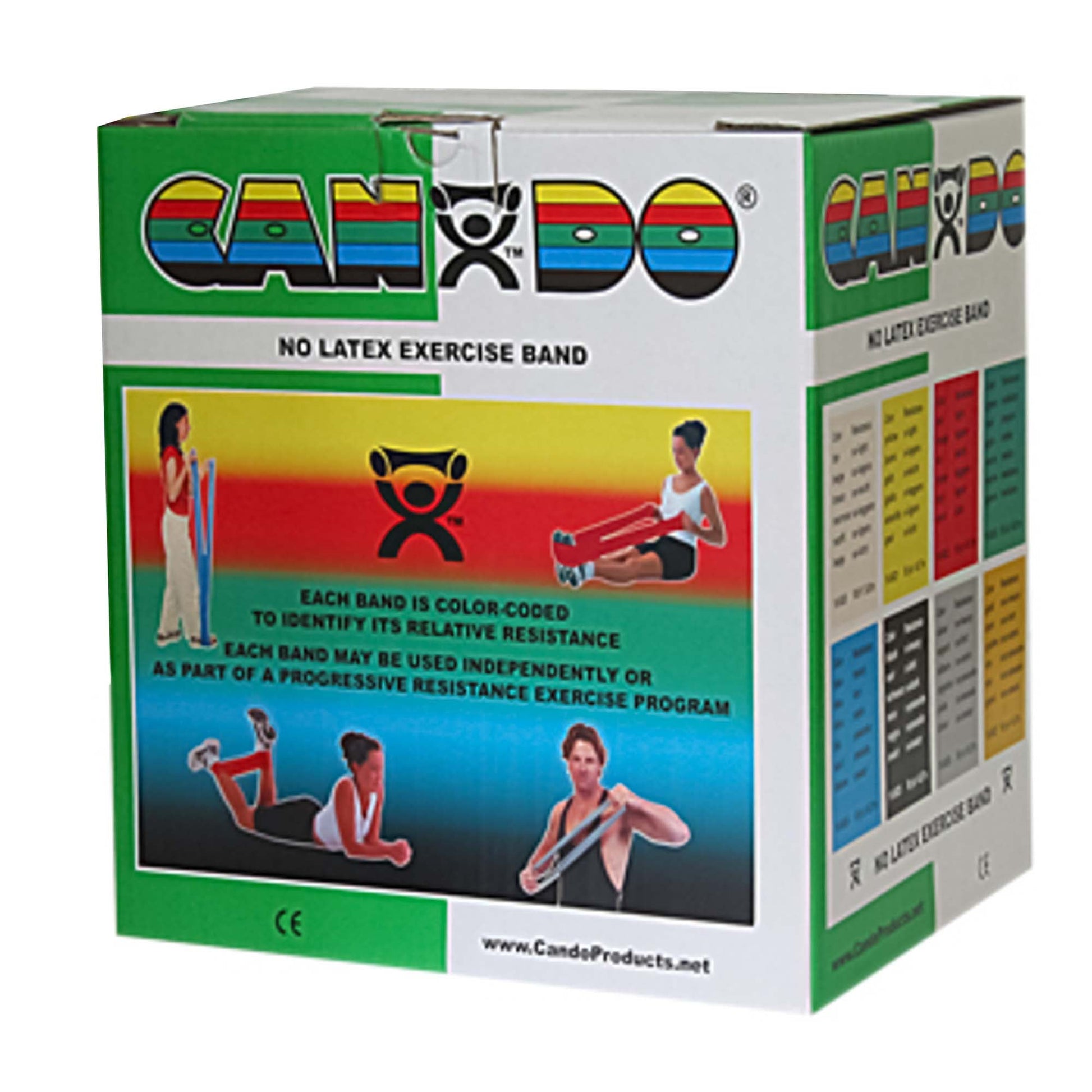 CanDo® Exercise Resistance Band, Green, Medium Resistance