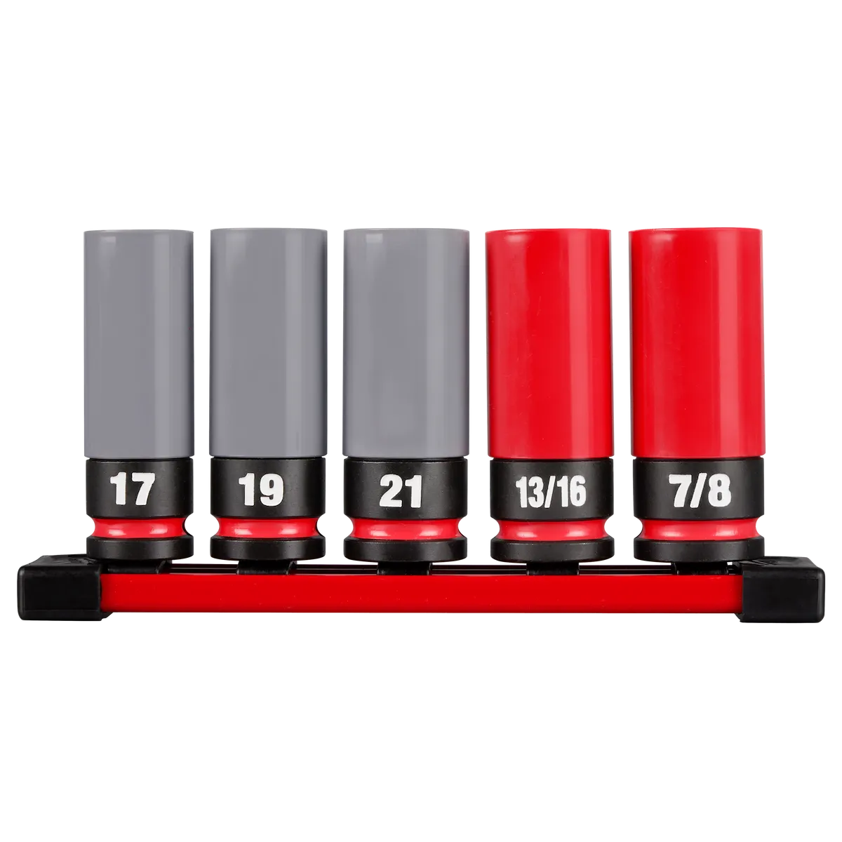 Milwaukee SHOCKWAVE Impact Duty 1/2 Drive SAE & Metric 5PC Lug Nut Wheel Socket Set 49-66-7811