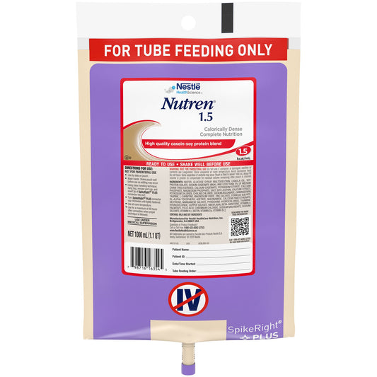 Nutren® 1.5 Ready to Hang Prefilled Container, Bag