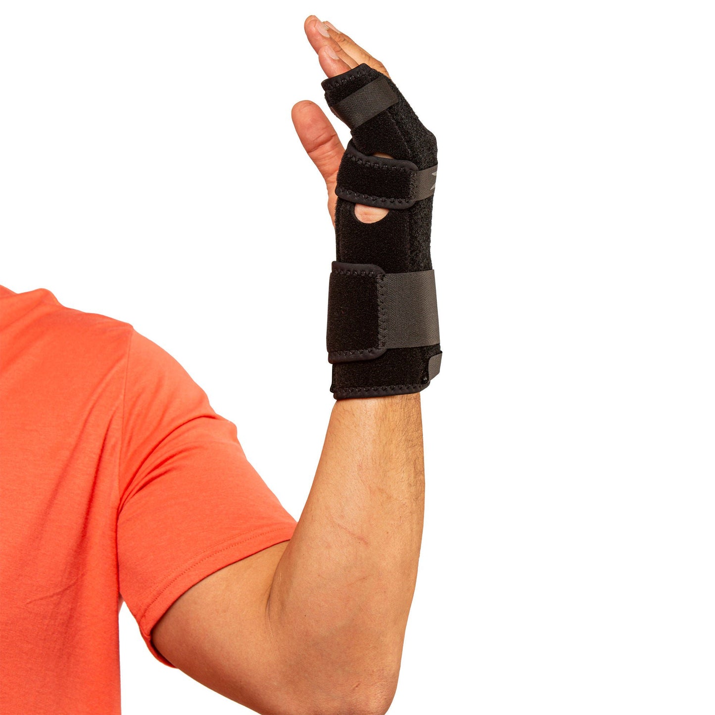 TKO Standard Hand / Finger Brace Neoprene / Nylon / UBL Left Hand Black