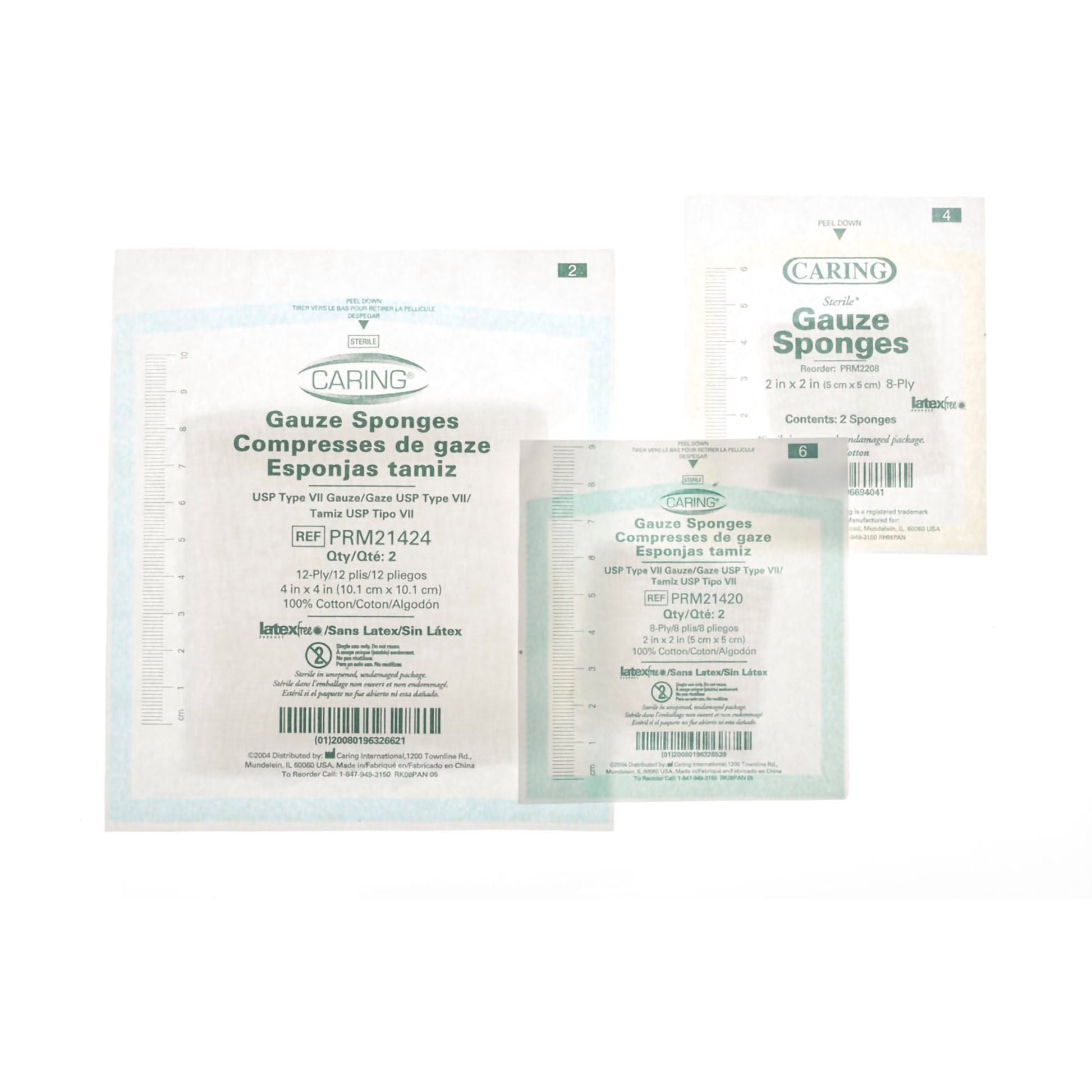 Medline Sterile Gauze Sponge, 12-Ply