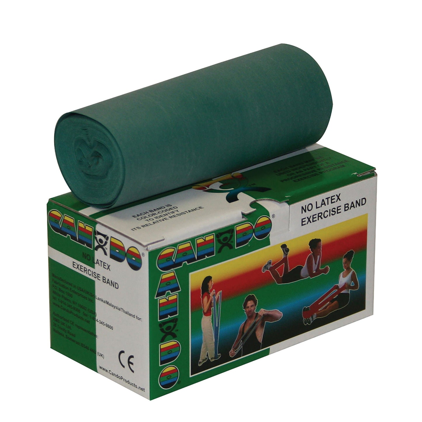 CanDo® Exercise Resistance Band, Green, Medium Resistance