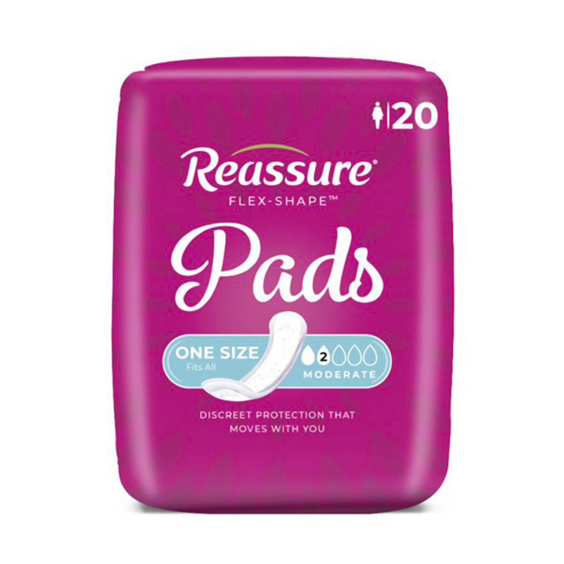 Reassure® Flex-Shape Pad™ for Moderate Incontinence