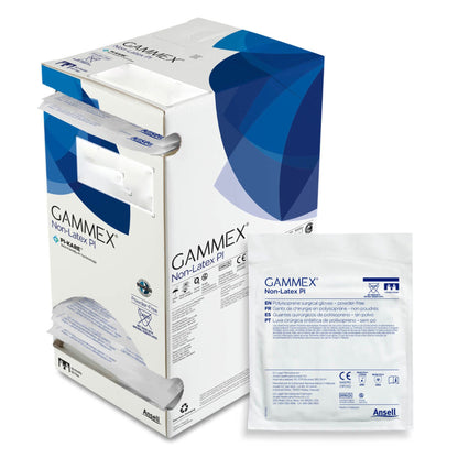 Sterile GAMMEX® Non-Latex PI Micro Polyisoprene Surgical Gloves, White