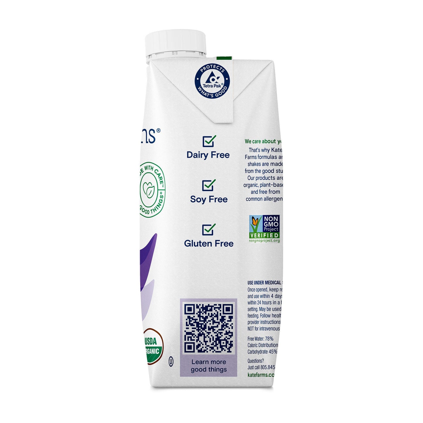 Kate Farms® Peptide 1.0 Vanilla Sole-Source Nutrition Formula, Carton