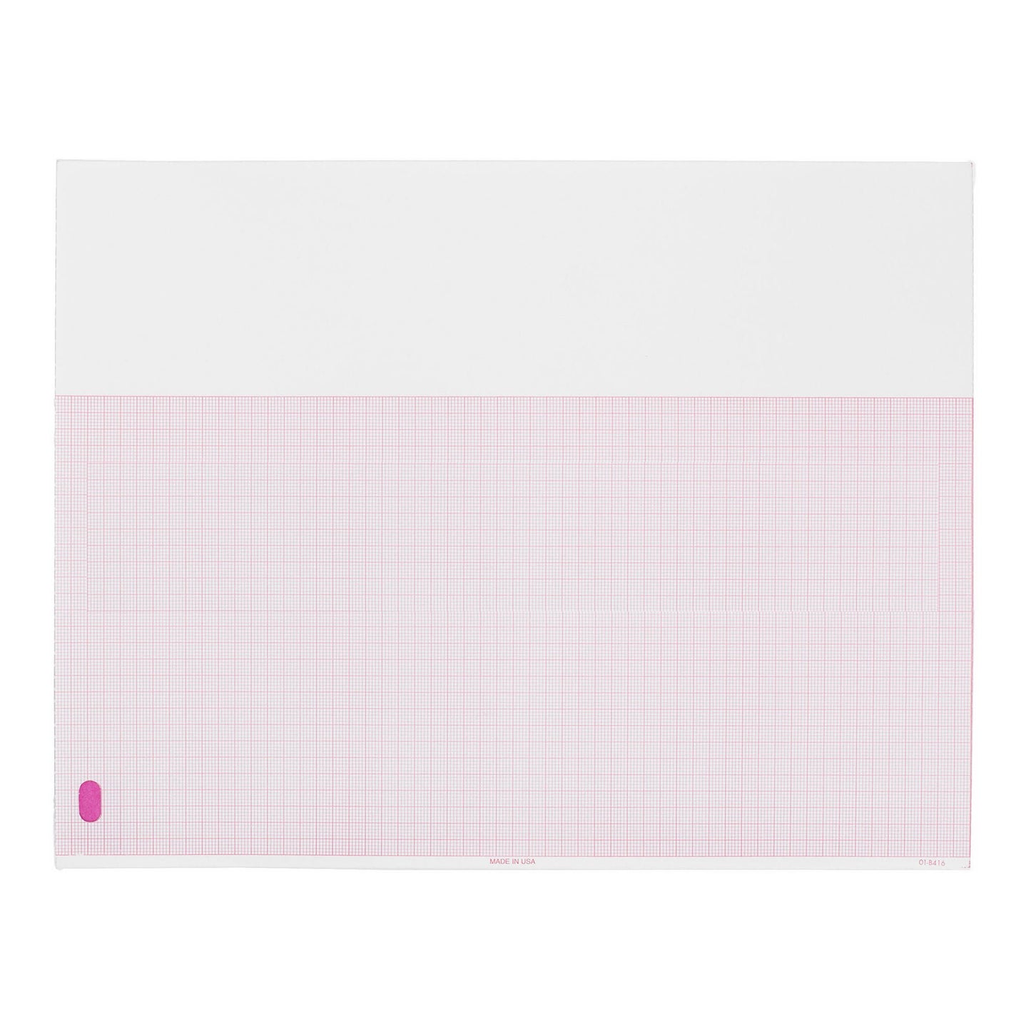 Philips ECG Recording Paper Thermal 8.5x11 Z-Fold Red Grid M3707A