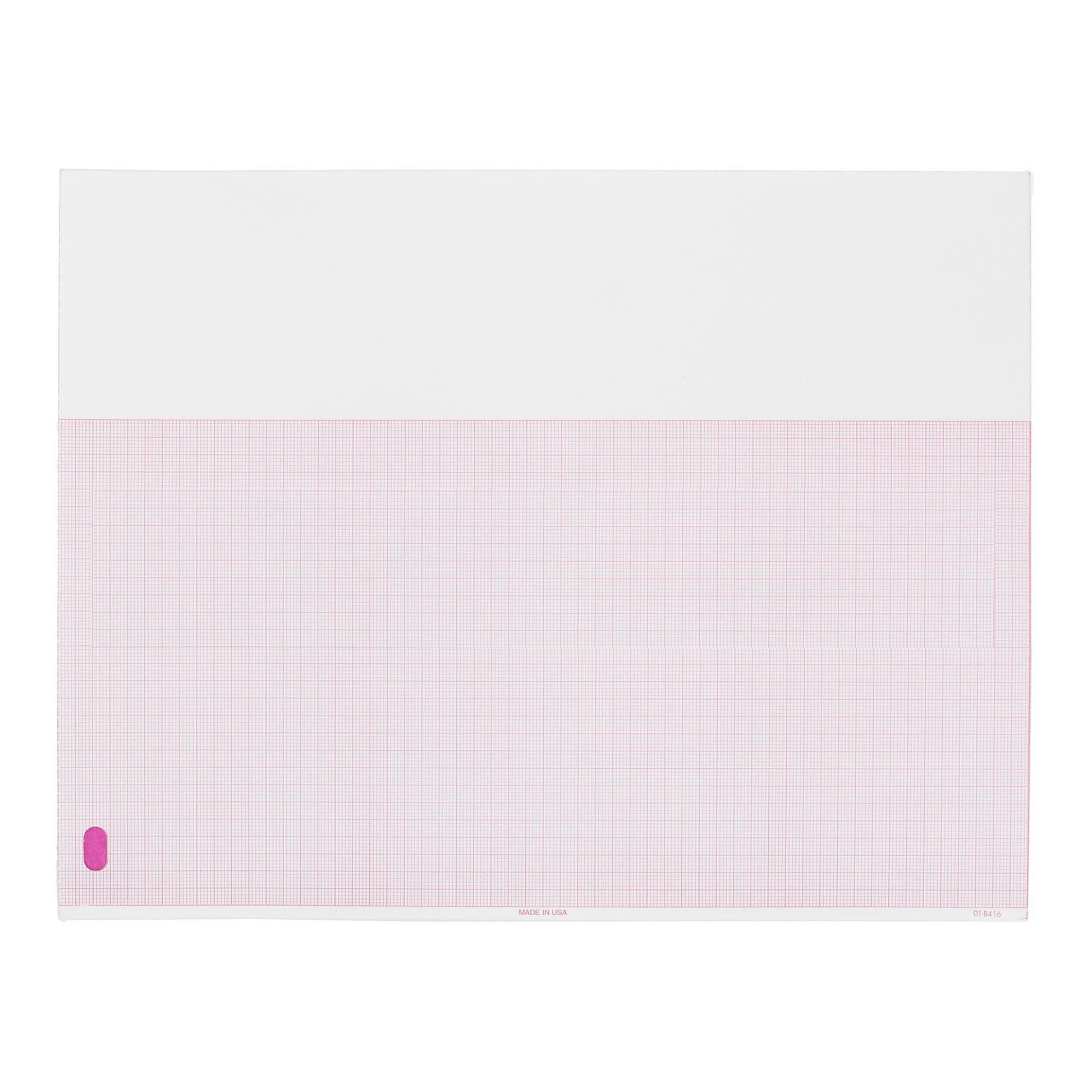 Philips ECG Recording Paper Thermal 8.5x11 Z-Fold Red Grid M3707A