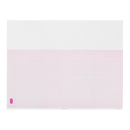 Philips ECG Recording Paper Thermal 8.5x11 Z-Fold Red Grid M3707A