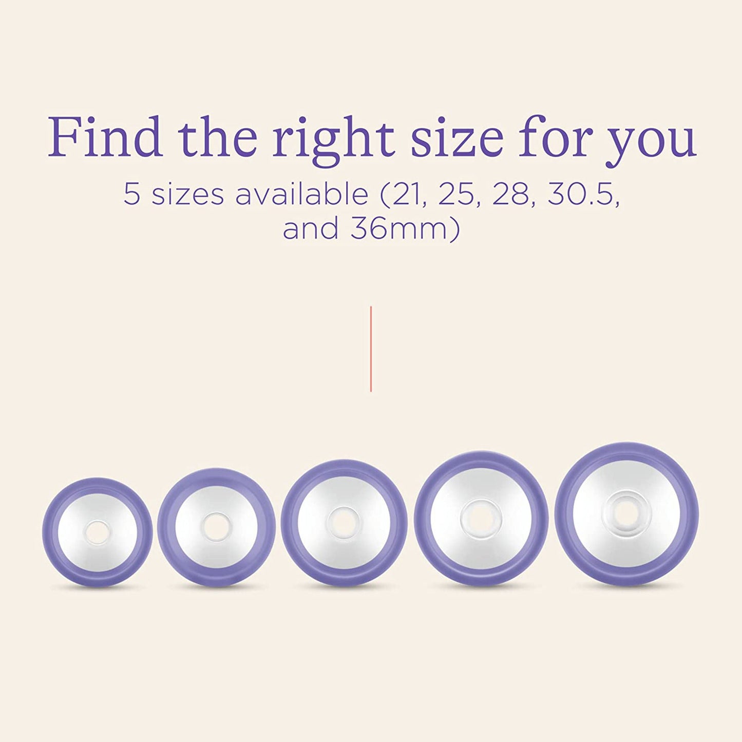 Lansinoh® ComfortFit® 21-millimeter Flanges for Lansinoh Breast Pumps, One Pair
