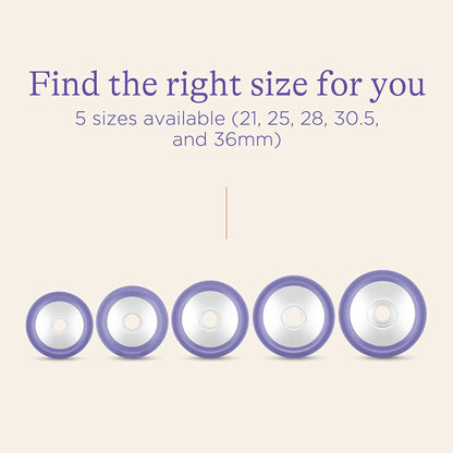 Lansinoh® ComfortFit® 21-millimeter Flanges for Lansinoh Breast Pumps, One Pair