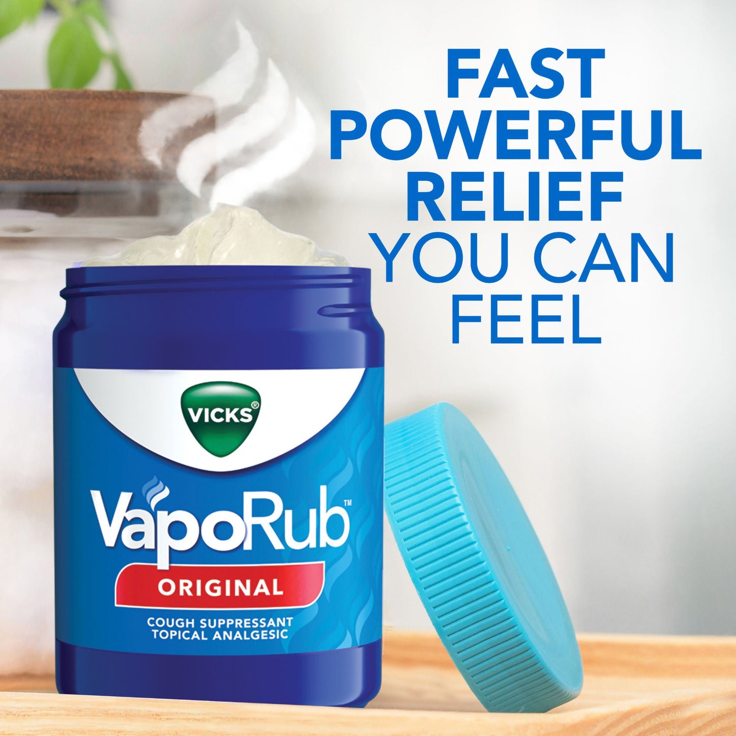 Vicks® VapoRub® Cough Suppressant Topical Analgesic Ointment