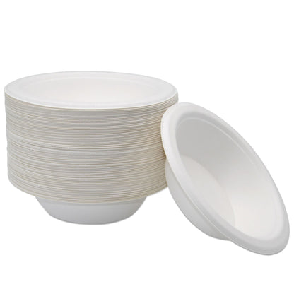 Medd Max Bowl Compostable Bagasse White Single Use