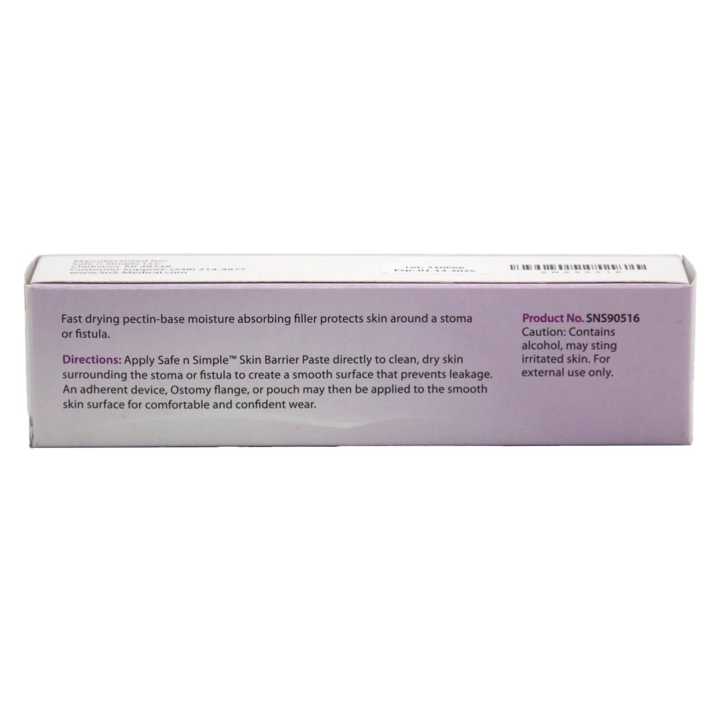 Safe n Simple™ Barrier Paste, Pectin Based, 2-ounce Tube