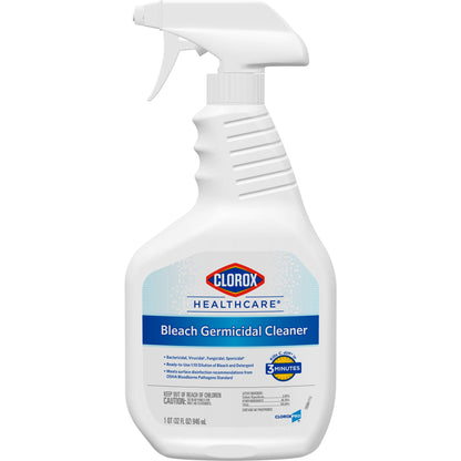 Clorox Healthcare® Bleach Germicidal Cleaner, Spray Bottle