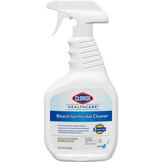 Clorox Healthcare® Bleach Germicidal Cleaner, Spray Bottle