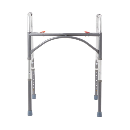 McKesson Steel Bariatric Folding Walker, 32.5 – 39 Inch Height