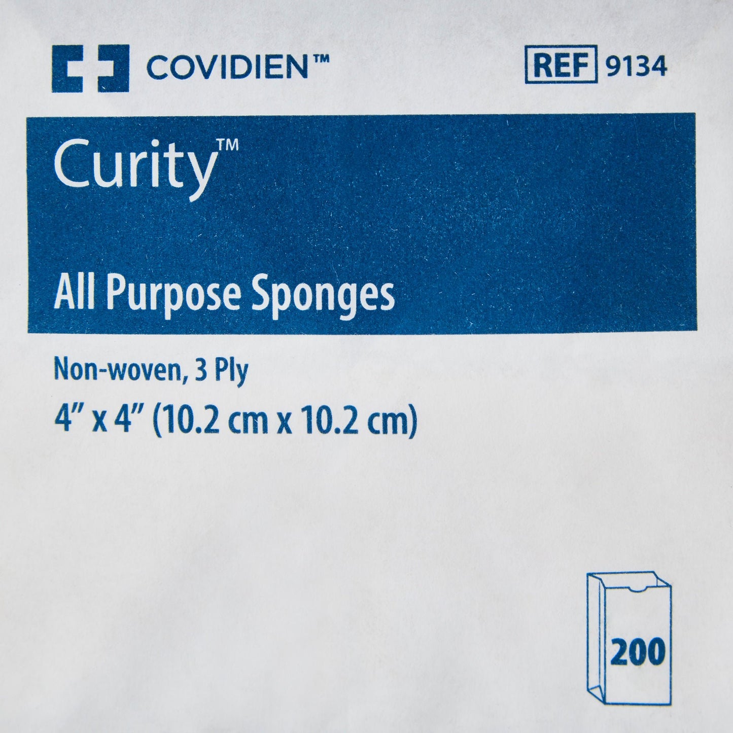 Curity™ Nonwoven Sponge, 3-Ply