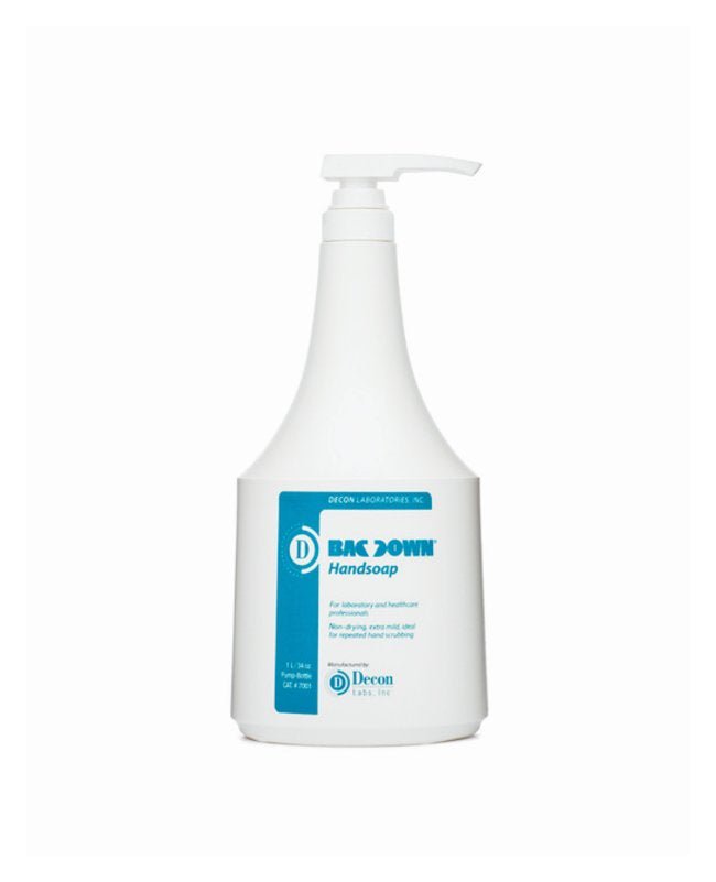 Bacdown Soap Liquid Pump Bottle Almond Scent