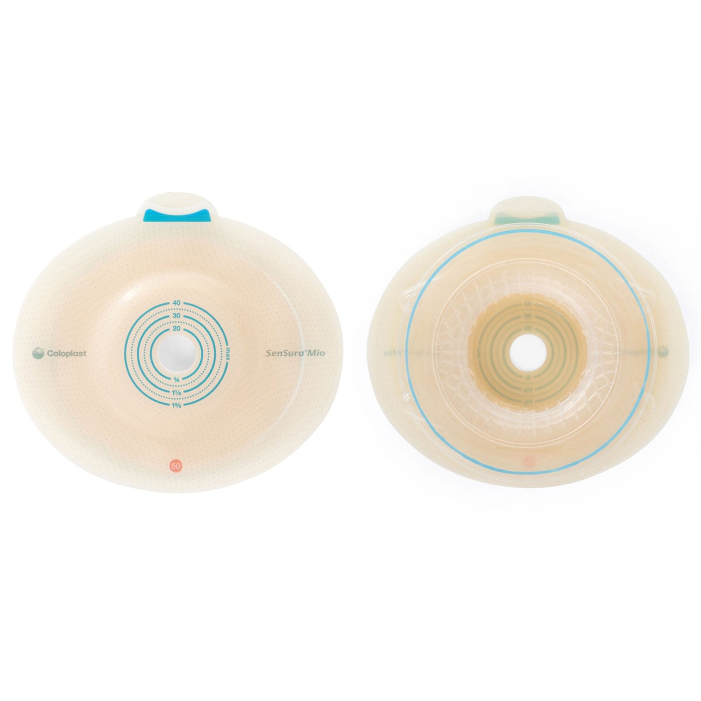 SenSura® Mio Convex Ostomy Barrier, Trim to Fit , Red Match