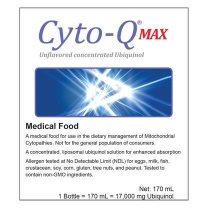 Cyto-Q™ MAX Concentrated Ubiquinol Medical Food, bottle