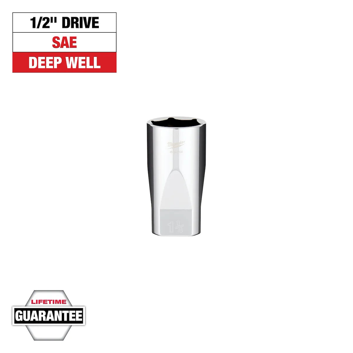Milwaukee 1/2" Drive 1-1/8" Deep Socket 45-34-2106 | 1/2 in Drive