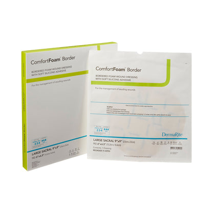 ComfortFoam™ Bordered Foam Wound Dressing w/ Soft Silicone Adhesive