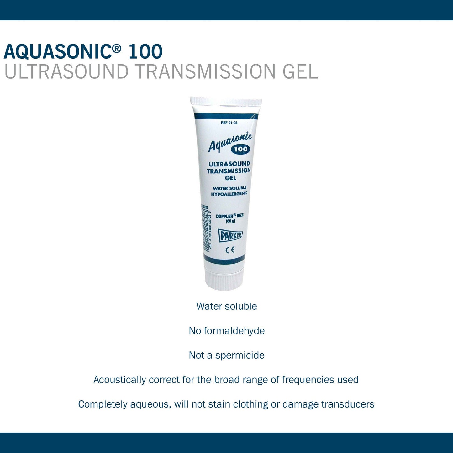 Aquasonic® 100 Ultrasound Gel, Tube