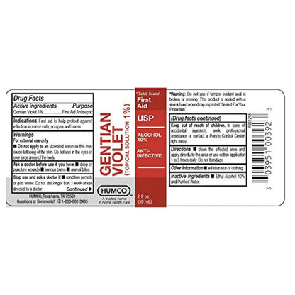 Humco Gentian Violet First Aid Antibiotic